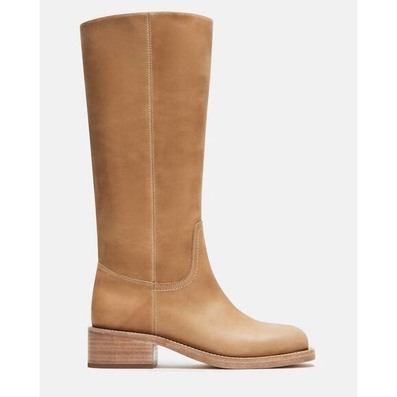 STEVE MADDEN Shoes - NEW STEVE MADDEN women's riggs wide calf boot in banana leather